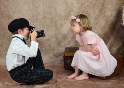 portait photographe garcon et fille